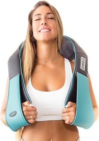 InvoSpa Shiatsu Masszázspárna Nyak Hát Váll Lábra Elektromos Masszírozó Készülék 1