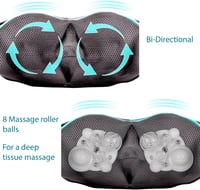 InvoSpa Shiatsu Masszázspárna Nyak Hát Váll Lábra Elektromos Masszírozó Készülék 3