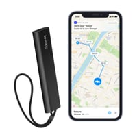 Invoxia GPS Pro Tracker 4G LTE-M lokátor v reálnom čase pre vozidlá, motocykle, bicykle a deti, s predplatným na 1 rok, výdrž batérie 120 hodín 4