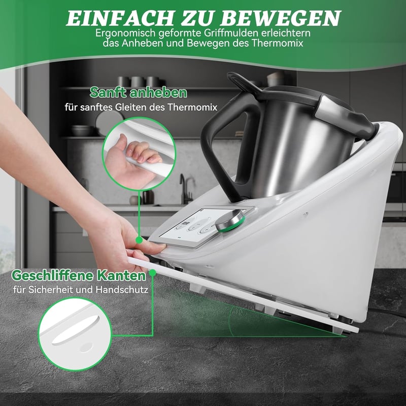 Inwee Thermomix TM6 TM5 csúszótábla prémium akril alátét