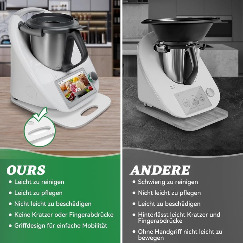 Inwee Thermomix TM6 TM5 csúszótábla prémium akril alátét