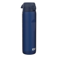 Bidon ion8 1000 ml anti-scurgere - Deschidere cu o singură mână, fără BPA, compatibil cu mașina de spălat vase, pentru sport și sală, Albastru Navy 1