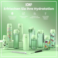ion8 Evo szigetelt rozsdamentes acél gyerek kulacs, szivárgásbiztos - panda - 320 ml 7