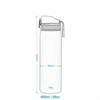Ion8 szivárgásmentes kulacs pillangó mintával, flip fedéllel, BPA-mentes - 500 ml 8