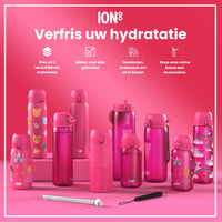 Ion8 Evo szivárgásmentes kulacs, 750 ml - rózsaszín 8