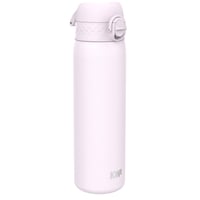 Nerezová fľaša na vodu ion8 600 ml, fialová, nepriepustná, otváranie jednou rukou, vhodná do umývačky riadu, vyklápacie viečko, pútko na nosenie, odolná proti poškriabaniu 1