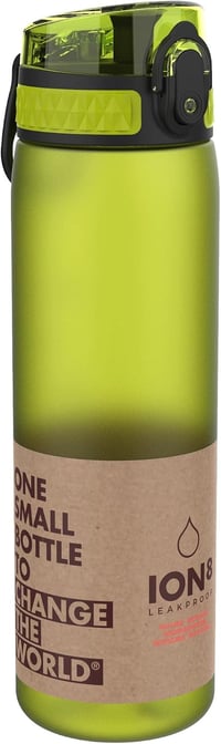 Netesúca fľaša Ion8 Classic, otváranie jednou rukou - 500 ml - zelená 9