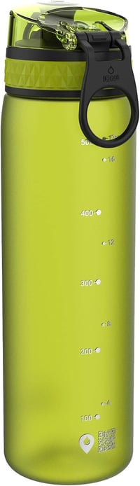 Netesúca fľaša Ion8 Classic, otváranie jednou rukou - 500 ml - zelená 5