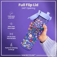 Ion8 Ditsy Floral csöpögésmentes kulacs, BPA-mentes, mosogatógépben mosható - 500 ml 4