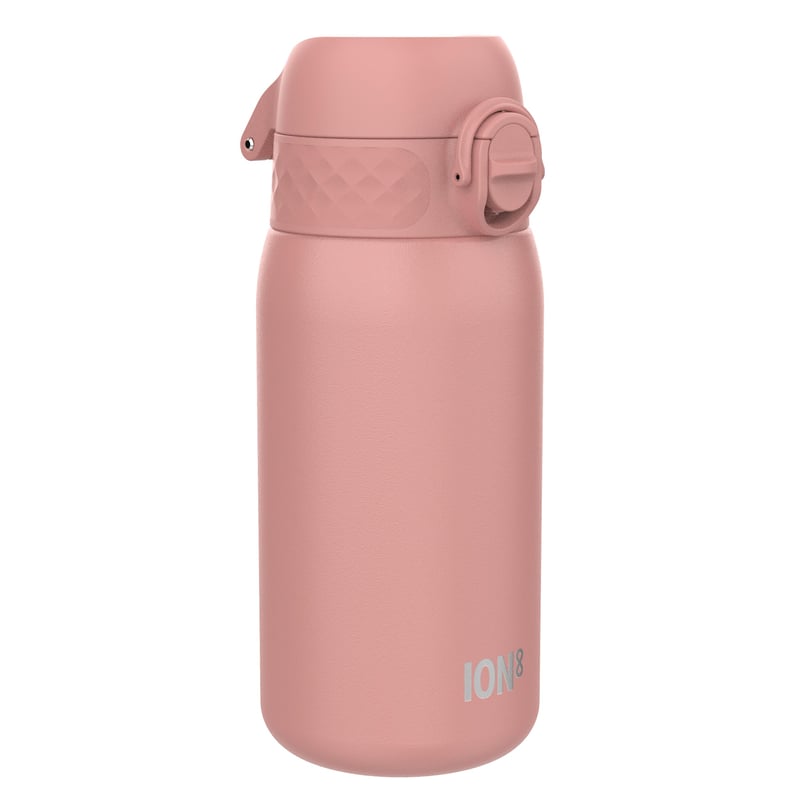 Detská nerezová fľaša ION8 Evo, 400 ml – staroružová