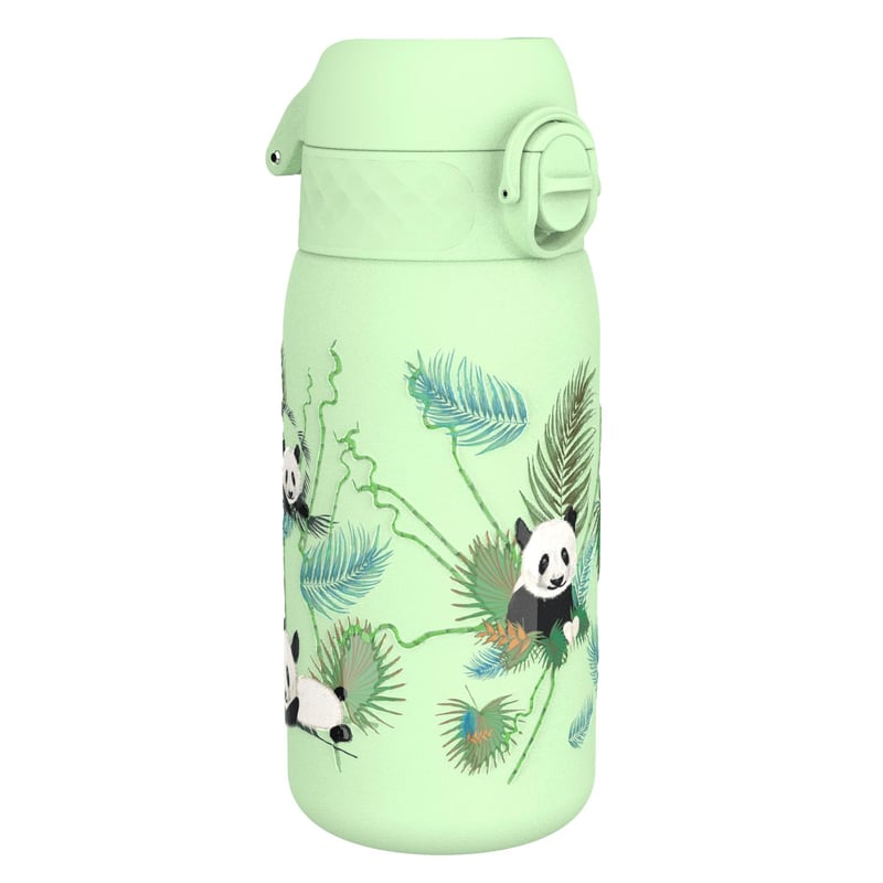 Detská izolačná nerezová fľaša ion8 Evo, nepriepustná – panda – 320 ml