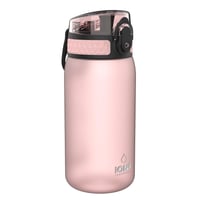 Detská fľaša na vodu ion8 350 ml, nepriepustná, otváranie jednou rukou, bez BPA, vhodná do umývačky riadu, klimaticky neutrálna, ružové kvety 1