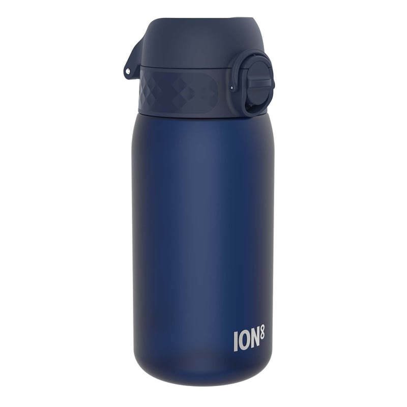 Detská fľaša na vodu ion8 350 ml, nepriepustná, otváranie jednou rukou, vhodná do umývačky riadu, bez obsahu BPA, rukoväť na prenášanie, výklopné veko, klimaticky neutrálna