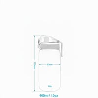 Detská fľaša na vodu ion8 350 ml, nepriepustná, otváranie jednou rukou, vhodná do umývačky riadu, bez BPA, s úchytom na prenášanie, výklopný uzáver, námornícka modrá 7