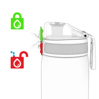 Detská fľaša na vodu ion8 350 ml, nepriepustná, otváranie jednou rukou, vhodná do umývačky riadu, bez BPA, s úchytom na prenášanie, výklopný uzáver, námornícka modrá 4