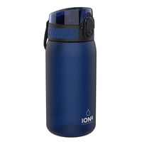 Detská fľaša na vodu ion8 350 ml, nepriepustná, otváranie jednou rukou, vhodná do umývačky riadu, bez BPA, s úchytom na prenášanie, výklopný uzáver, námornícka modrá 1