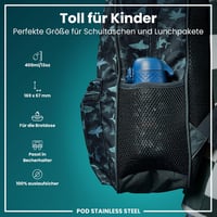 ion8 Evo gyerek kulacs rozsdamentes acél, szivárgásmentes - 400 ml 2