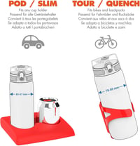 ion8 gyerek rozsdamentes acél kulacs 400 ml - lila 6