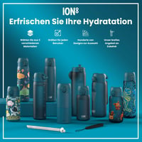 Detská nerezová termoska ion8 320 ml s motívom astronauta, nepriepustná, otváranie jednou rukou — používaná (stav: viď 2. obrázok) 10