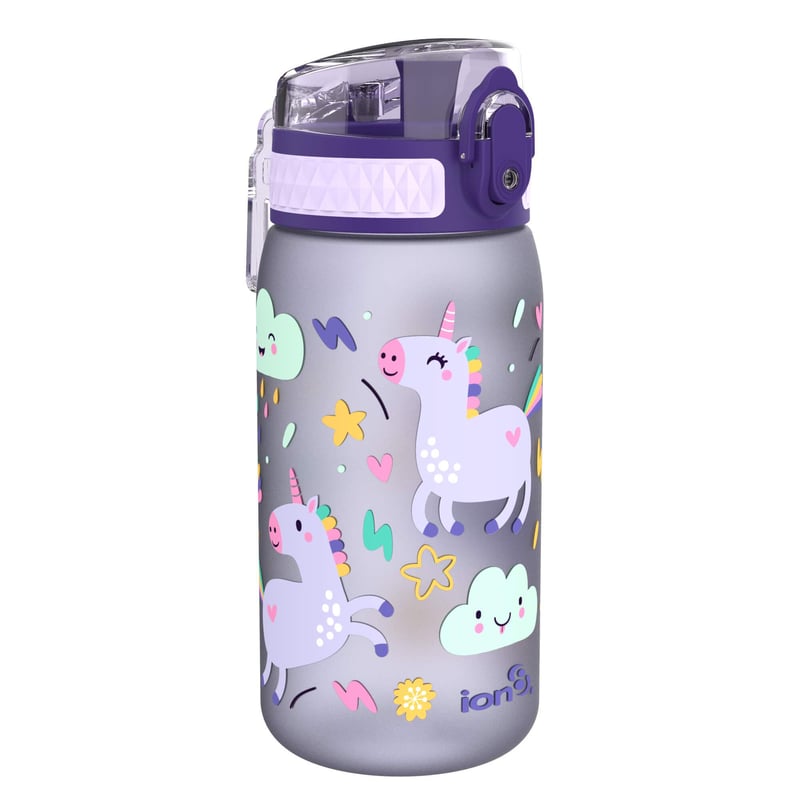 Detská fľaša na vodu ion8 - fialová - 350 ml