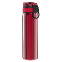 Bidon din oțel ușor ION8, 600 ml, etanș, deschidere cu o singură mână, lavabil în mașina de spălat vase, capac cu clapetă, roșu 5