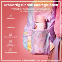 ion8 Evo acél kulacs felcsapós fedéllel, szivárgásmentes - szivárvány - 600 ml 2