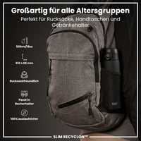 Sticlă ion8 500 ml, Neagră, Etanșă, Deschidere cu o singură mână, Lavabilă în mașina de spălat vase, Fără BPA, Cu mâner, Capac cu clapetă, Ușor de curățat 2