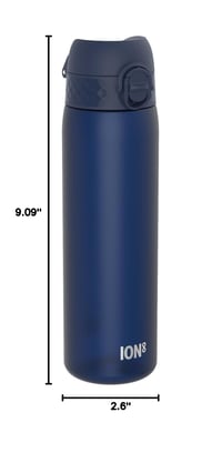 Fľaša Ion8 500 ml, námornícka modrá, nepriepustná, bez BPA, ovládanie jednou rukou — uzáver fľaše nie je súčasťou balenia (stav: pozri 2. obrázok) 12