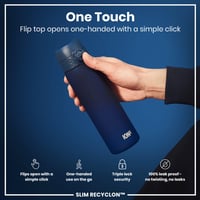 Fľaša Ion8 500 ml, námornícka modrá, nepriepustná, bez BPA, ovládanie jednou rukou — uzáver fľaše nie je súčasťou balenia (stav: pozri 2. obrázok) 5
