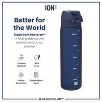Fľaša Ion8 500 ml, námornícka modrá, nepriepustná, bez BPA, ovládanie jednou rukou — uzáver fľaše nie je súčasťou balenia (stav: pozri 2. obrázok) 7