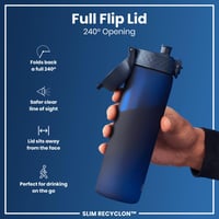 Fľaša Ion8 500 ml, námornícka modrá, nepriepustná, bez BPA, ovládanie jednou rukou — uzáver fľaše nie je súčasťou balenia (stav: pozri 2. obrázok) 6