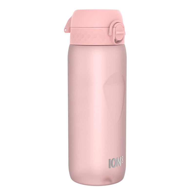 Fľaša ion8 750 ml, ružový kremeň, nepriepustná, otváranie jednou rukou, vhodná do umývačky riadu, bez BPA, s rukoväťou, s krytom náustku, klimaticky neutrálna