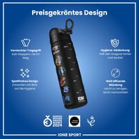 Športová fľaša ion8 NBA tímy, 500 ml, nepriepustná, otváranie jednou rukou, bezpečný uzáver, vhodná do umývačky riadu, bez BPA, s držadlom na prenášanie 6