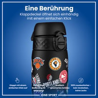 Športová fľaša ion8 NBA tímy, 500 ml, nepriepustná, otváranie jednou rukou, bezpečný uzáver, vhodná do umývačky riadu, bez BPA, s držadlom na prenášanie 3