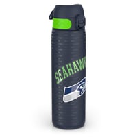 Ľahká oceľová fľaša na vodu Ion8 NFL Seattle Seahawks 600 ml, nepriepustná, vhodná do umývačky riadu, s výklopným vekom, fľaša vhodná do držiaka na nápoje 4