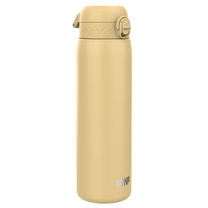 Sticlă din oțel inoxidabil ion8, 1200 ml, neizolată, etanșă, deschidere cu o singură mână, capac flip — capac cu pată (stare: vezi a doua fotografie)