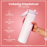 Nerezová fľaša na vodu Ion8 1200 ml – nepriepustná fľaša, fialová, 1-litrová fľaša na šport a turistiku 4
