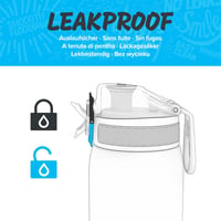 Sticlă pentru apă ion8 500 ml, etanșă, cu deschidere cu o singură mână, fără BPA, lavabilă în mașina de spălat vase, cu model Koalabear și capac flip cu mâner de transport 4