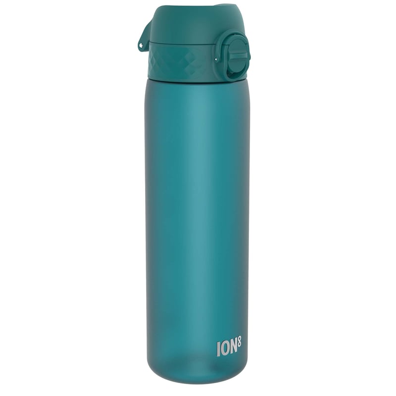 Sticlă ion8 500 ml - Rezistentă la scurgeri, deschidere cu o singură mână, compatibilă cu mașina de spălat vase, fără BPA, capac cu clapetă, Aqua