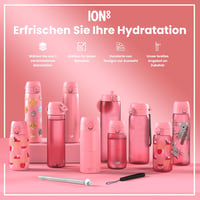 ion8 Vákuum Izolált Rozsdamentes Acél Kulacs 500ml, Szivárgatásmentes, Egykezes Nyitás, Macska Mintás - Evo, Insulated Steel 7