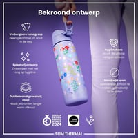 ion8 Evo vákuumszigetelt rozsdamentes acél kulacs, virágmintás - 500 ml 6