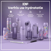 ion8 Evo vákuumszigetelt rozsdamentes acél kulacs, virágmintás - 500 ml 7