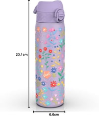 ion8 Evo vákuumszigetelt rozsdamentes acél kulacs, virágmintás - 500 ml 8