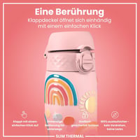 ion8 Evo vákuumszigetelt rozsdamentes acél kulacs, 500 ml - szivárgásmentes - szivárvány 3