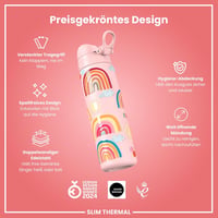 ion8 Evo vákuumszigetelt rozsdamentes acél kulacs, 500 ml - szivárgásmentes - szivárvány 6