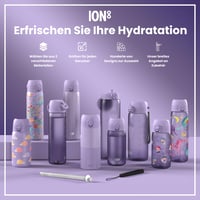 Vákuovo izolovaná fľaša na vodu z nehrdzavejúcej ocele ion8, 1 liter, nepriepustná, otváranie jednou rukou, vhodná do umývačky riadu, s rúčkou, na šport a jogu 9