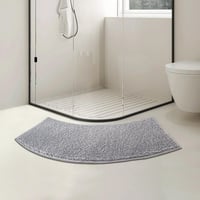 iPalamila Félkör Fürdőszobai Szőnyeg, Csúszásmentes Zuhanyzó Szőnyeg Sarokba 6