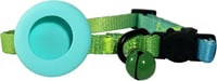 iPCA Macska Nyakörv AirTag Tartóval - Állítható Méret (19-27 cm) - Apple Nyomkövető Tok - GPS Tartó Kültéri Követéshez - Zöld 9