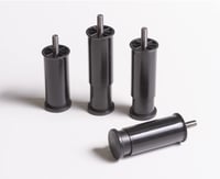 Set 4 picioare de mobilier reglabile IPEA - Înălțime 100-145 mm, extensie 45 mm - Picioare negre - Bucătărie, canapea, dulap 5