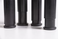 Set 4 picioare de mobilier reglabile IPEA - Înălțime 100-145 mm, extensie 45 mm - Picioare negre - Bucătărie, canapea, dulap 6